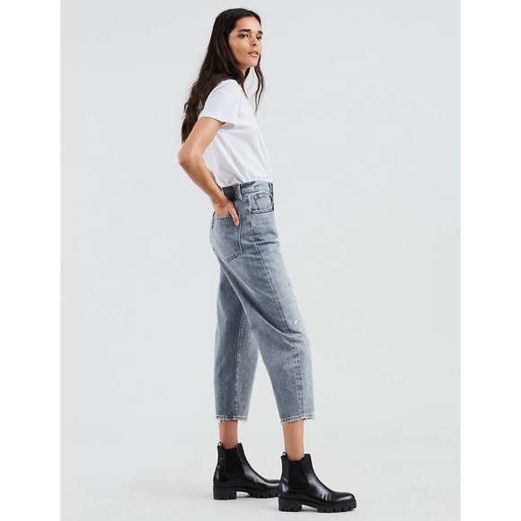 LEVI’S Made and Crafted Barrel Jeans Azure Wash - Picture 4 of 12